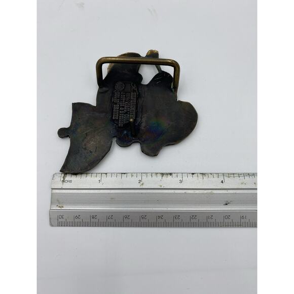 Vintage Popeye Bronze Belt Buckle J Cotter Gallery Vail Silversmith 70s Cartoon - Picture 5 of 5